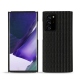 Funda de piel Samsung Galaxy Note20 Ultra - Abaca nero