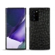 Coque cuir Samsung Galaxy Note20 Ultra - Autruche nero
