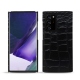 Samsung Galaxy Note20 Ultra leather cover - Crocodile nero