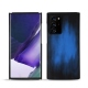 Samsung Galaxy Note20 Ultra leather cover - Bleu Patine