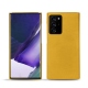 Samsung Galaxy Note20 Ultra leather cover - Jaune soulèu