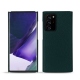 Samsung Galaxy Note20 Ultra leather cover - Vert séduisant