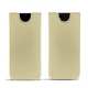 Samsung Galaxy Note20 Ultra leather pouch - Beige ( Nappa - Pantone 7502C ) 