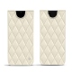 レザーケース Samsung Galaxy Note20 Ultra - Blanc - Couture ( Bologna - White ) 