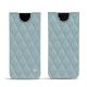 Funda de piel Samsung Galaxy Note20 Ultra - Bleu ciel - Couture ( Nappa - Pantone 277C ) 