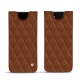 レザーケース Samsung Galaxy Note20 Ultra - Marron - Couture ( Nappa - Pantone 1615C ) 