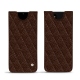 レザーケース Samsung Galaxy Note20 Ultra - Châtaigne - Couture ( Pantone 476C ) 