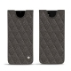 Funda de piel Samsung Galaxy Note20 Ultra - Anthracite - Couture ( Pantone 424C ) 