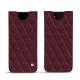 Capa em pele Samsung Galaxy Note20 Ultra - Lie de vin - Couture ( Pantone 5115C ) 