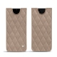 Custodia in pelle Samsung Galaxy Note20 Ultra - Taupe vintage - Couture