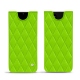 Capa em pele Samsung Galaxy Note20 Ultra - Vert fluo - Couture