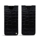 レザーケース Samsung Galaxy Note20 Ultra - Crocodile nero