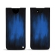 Samsung Galaxy Note20 Ultra leather pouch - Bleu Patine