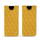 Pochette cuir Samsung Galaxy Note20 Ultra - Jaune soulèu - Couture