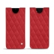 レザーケース Samsung Galaxy Note20 Ultra - Rouge troupelenc - Couture