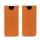 Pochette cuir Samsung Galaxy Note20 Ultra - Orange PU