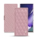Housse cuir Samsung Galaxy Note20 Ultra - Rose - Couture ( Nappa - Pantone 2365C ) 
