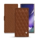 Housse cuir Samsung Galaxy Note20 Ultra - Marron - Couture ( Nappa - Pantone 1615C ) 