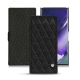 Funda de piel Samsung Galaxy Note20 Ultra - Ebène - Couture ( Sleek P C12 - Black ) 