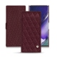 Custodia in pelle Samsung Galaxy Note20 Ultra - Lie de vin - Couture ( Pantone 5115C ) 