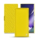 Samsung Galaxy Note20 Ultra leather case - Jaune fluo