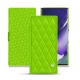 Custodia in pelle Samsung Galaxy Note20 Ultra - Vert fluo - Couture