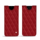 Funda de piel Samsung Galaxy Note20 - Rouge - Couture ( Nappa - Pantone 199C ) 