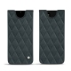 Capa em pele Samsung Galaxy Note20 - Blu marino - Couture