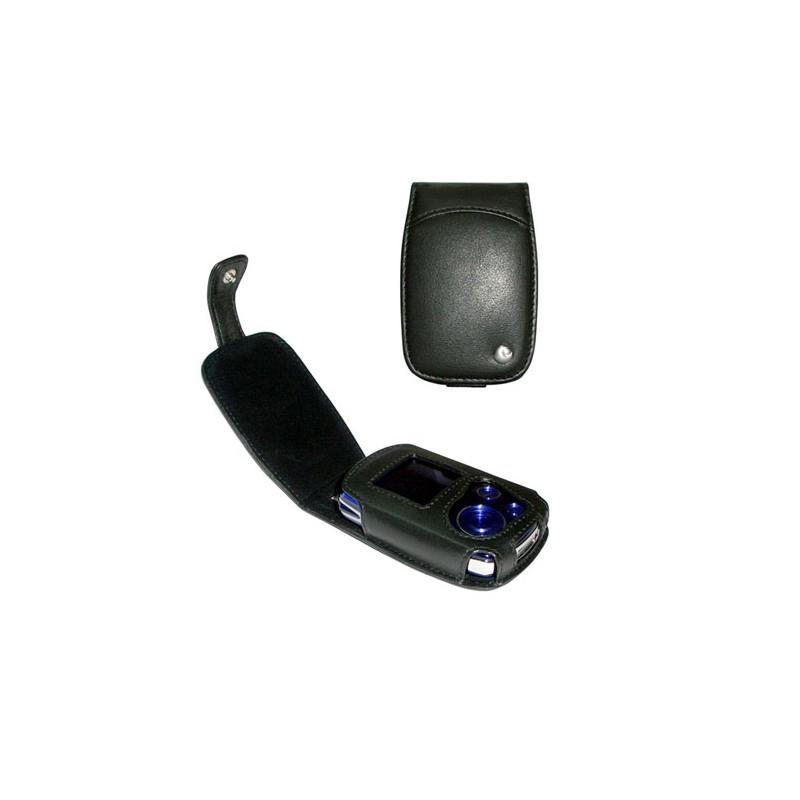 Sony NW-A1000  leather case - Noir ( Nappa - Black ) 