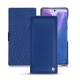 Capa em pele Samsung Galaxy Note20 - Bleu océan ( Nappa - Pantone 293C ) 
