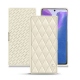 가죽 커버 Samsung Galaxy Note20 - Blanc - Couture ( Bologna - White ) 
