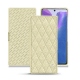 Lederschutzhülle Samsung Galaxy Note20 - Ivoire - Couture ( Sleek P C12 - White ) 