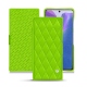 Custodia in pelle Samsung Galaxy Note20 - Vert fluo - Couture