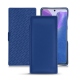 가죽 커버 Samsung Galaxy Note20 - Bleu Océan PU