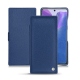 Capa em pele Samsung Galaxy Note20 - Bleu frisson
