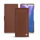 가죽 커버 Samsung Galaxy Note20 - Marron délicat