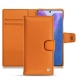 가죽 커버 Samsung Galaxy Note20 - Orange ( Nappa - Pantone 1495U ) 