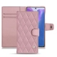 Samsung Galaxy Note20 leather case - Rose - Couture ( Nappa - Pantone 2365C ) 