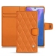 가죽 커버 Samsung Galaxy Note20 - Orange - Couture ( Nappa - Pantone 1495U ) 