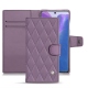 Custodia in pelle Samsung Galaxy Note20 - Lilas - Couture ( Nappa - Pantone 2645U ) 