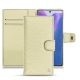 가죽 커버 Samsung Galaxy Note20 - Ivoire ( Sleek P C12 - White ) 