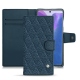 Lederschutzhülle Samsung Galaxy Note20 - Indigo - Couture ( Pantone 303U ) 