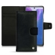 가죽 커버 Samsung Galaxy Note20 - Dark vintage ( Roughtcut - Black#5256 ) 