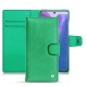 Housse cuir Samsung Galaxy Note20 - Menthe vintage ( Pantone 562C ) 