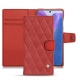 Housse cuir Samsung Galaxy Note20 - Cerise vintage - Couture