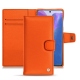 Housse cuir Samsung Galaxy Note20 - Orange fluo