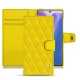 Funda de piel Samsung Galaxy Note20 - Jaune fluo - Couture