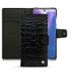 Funda de piel Samsung Galaxy Note20 - Crocodile nero