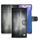 Capa em pele Samsung Galaxy Note20 - Gris Patine