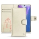가죽 커버 Samsung Galaxy Note20 - Blanc escumo